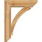 Ekena Millwork Thorton Slat Rough Sawn Bracket w/ Offset Brace, Western Red Cedar, 8"W x 30"D x 38"H BKT0806X30X38THR06RWR - alternate 3